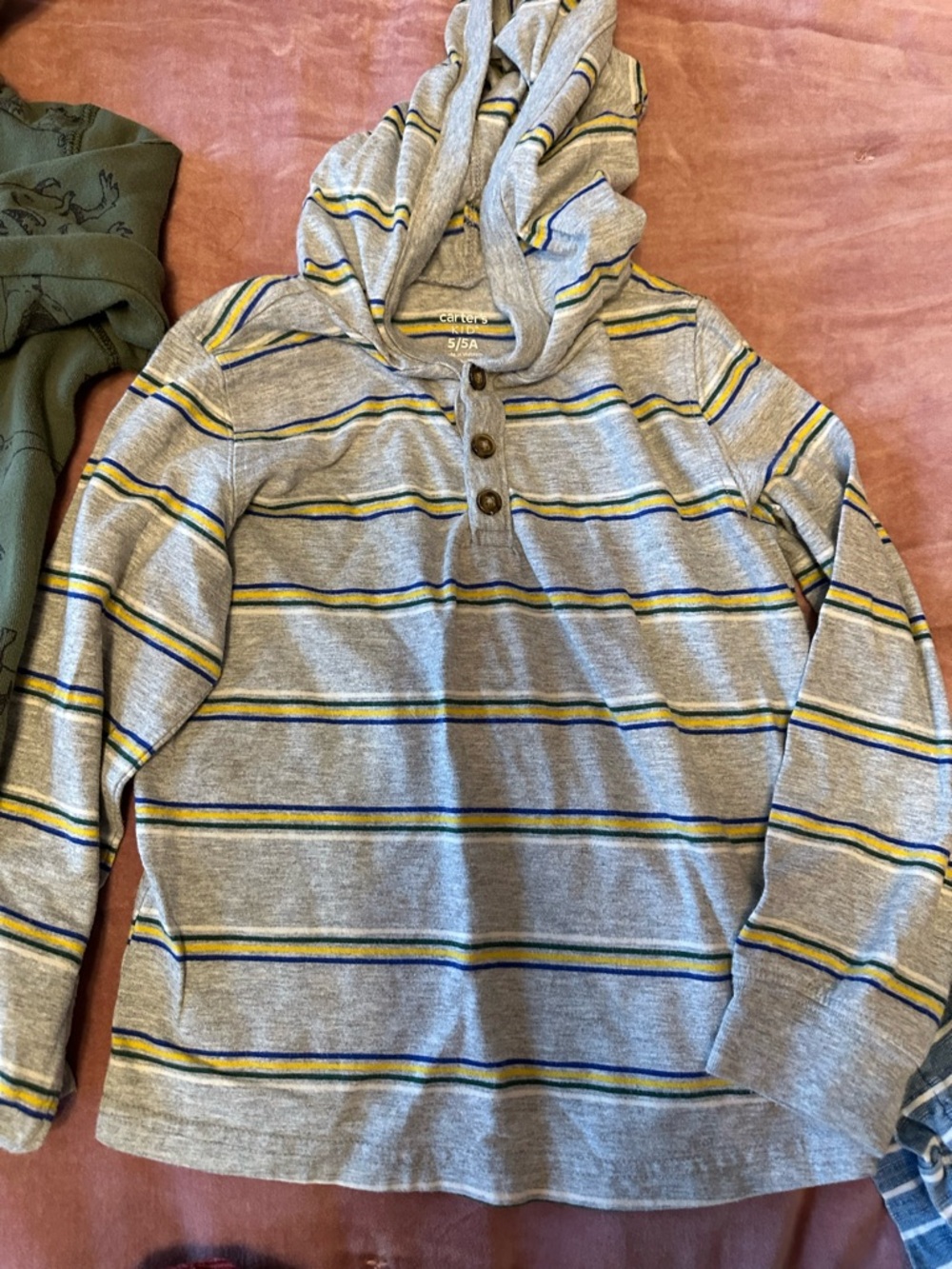 Boys 5T long sleeve Hooded Top bundle- Assorted brands and colors- GUC - Picture 6 of 9